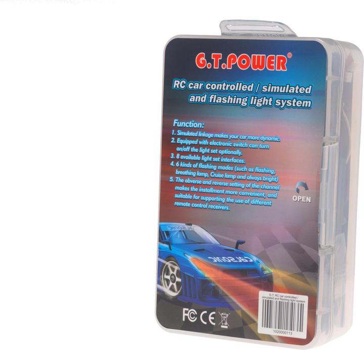 Actual product image G.T. Power RC Car Controlled Flashing Light System