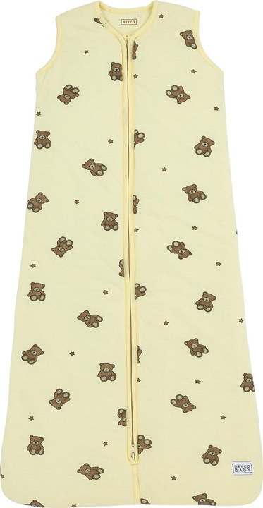 Nährwerte und Zutaten Meyco 2-p slpzk gevoerd 110cm Teddy Bear allover/soft yellow (110 cm)