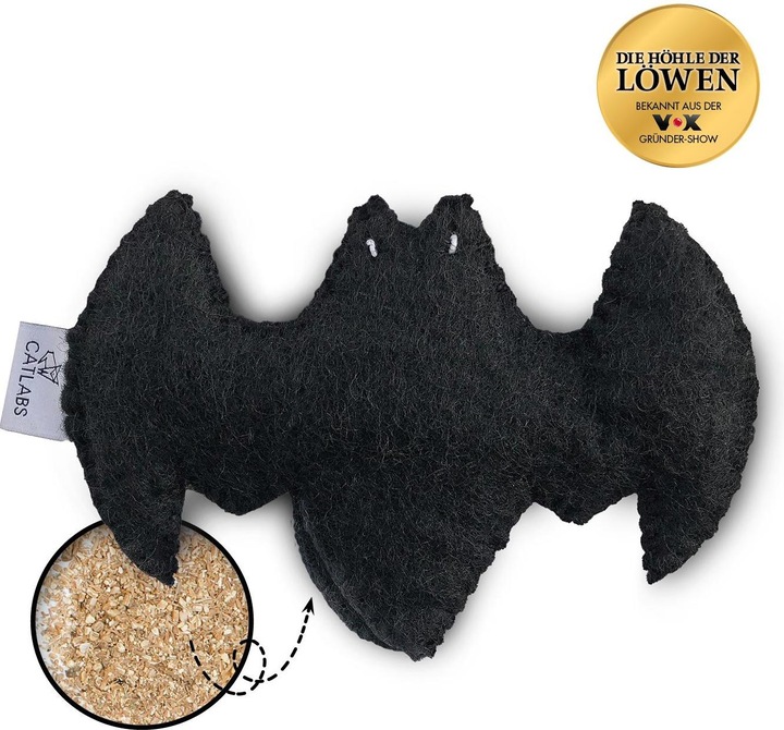 Actual product image Catlabs Cat toy Catman with valerian root, handmade (Cat ball toy)