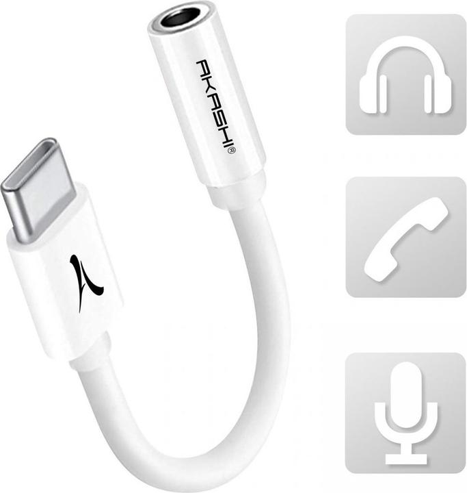 Produktbild Akashi USB-C / 3.5mm Klinke Audioadapter (3.5mm Klinke, 3.5mm Klinke)