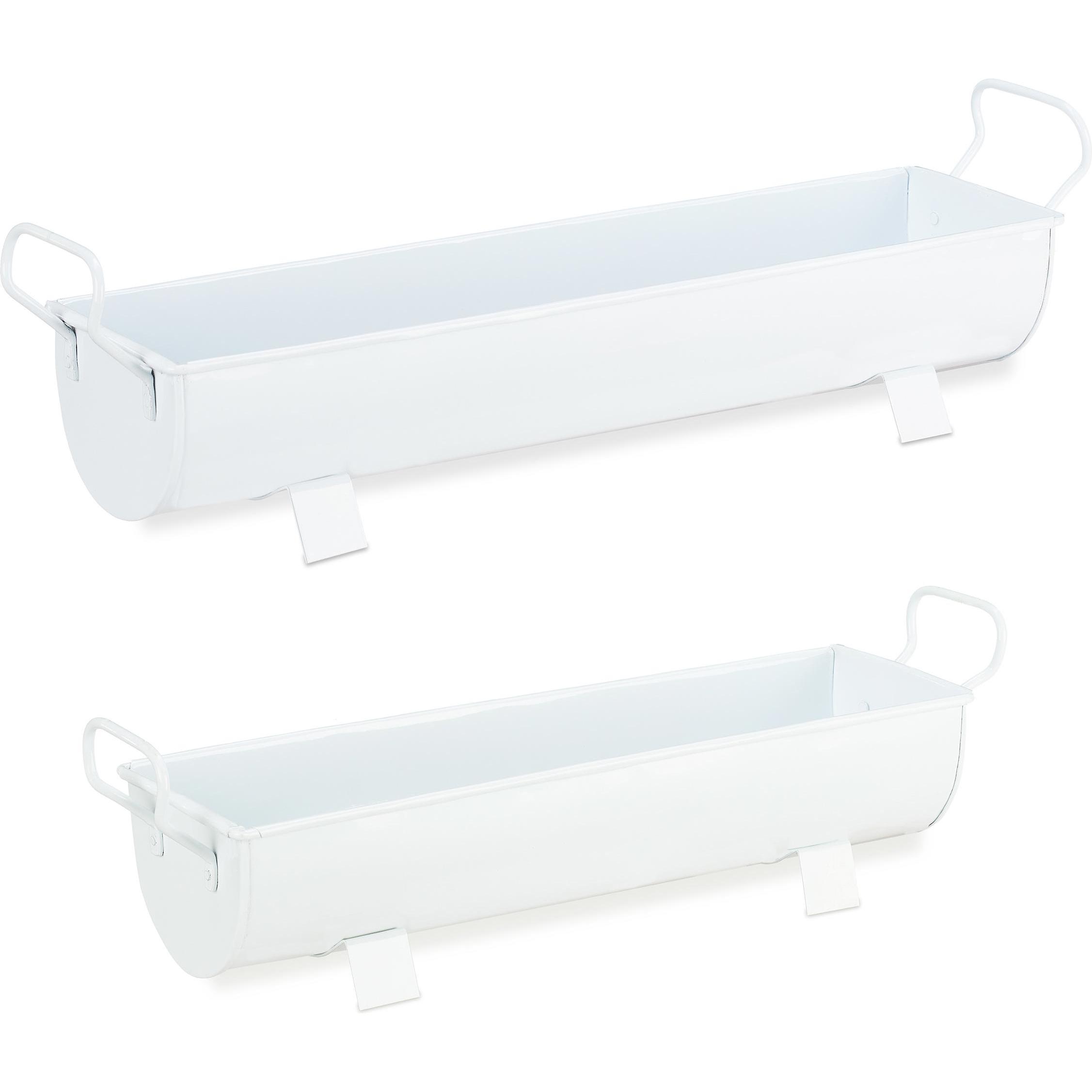 Relaxdays, Blumentopf, Blumenkasten (61 cm)