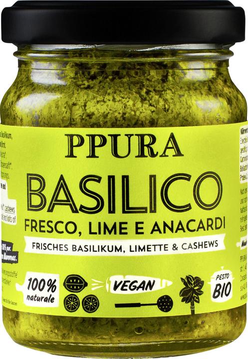 Ppura Pesto fresh basil lime (120 g)