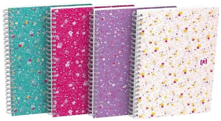 Produktbild Oxford FORME FLORAL - Spiralbuch (A5, Kariert, Harter Einband)