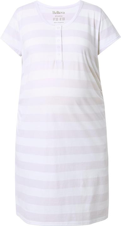 Produktbild Ulla Popken Bellieva-Jerseykleid, Raffung, Halbarm (GOTS) (46, 48)