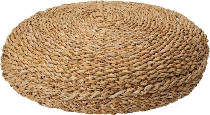 Home&Styling pouf, made of reed and rattan