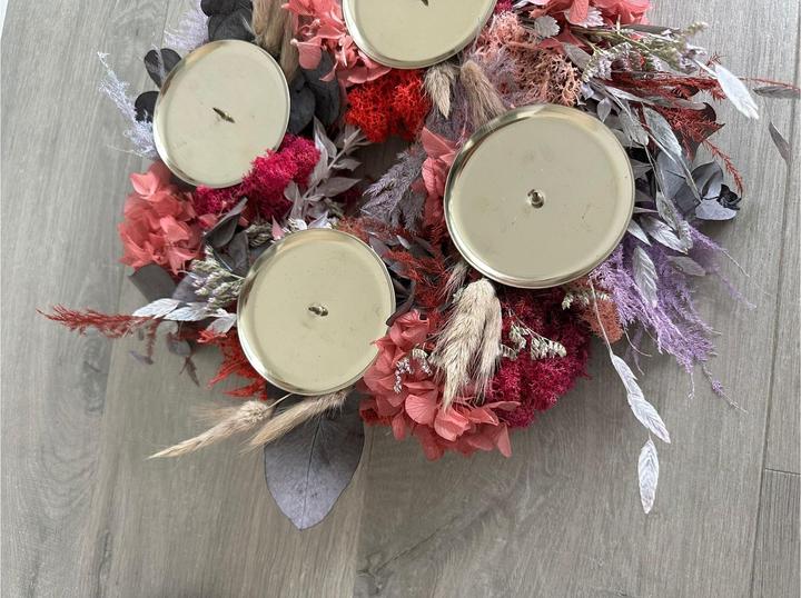 Produktbild Soli Collection Adventskranz Trockenblumen 30 cm (11 cm, 30 cm)