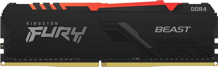 Actual product image Kingston FURY Beast RGB (4 x 32GB, 3600 MHz, DDR4-RAM, DIMM)