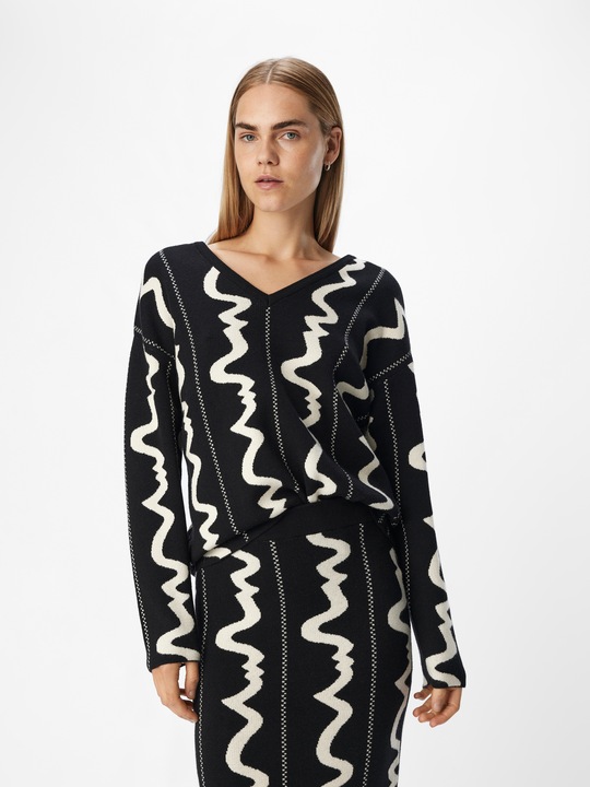Image du produit Object V-Ausschnitt Strickpullover (XS)