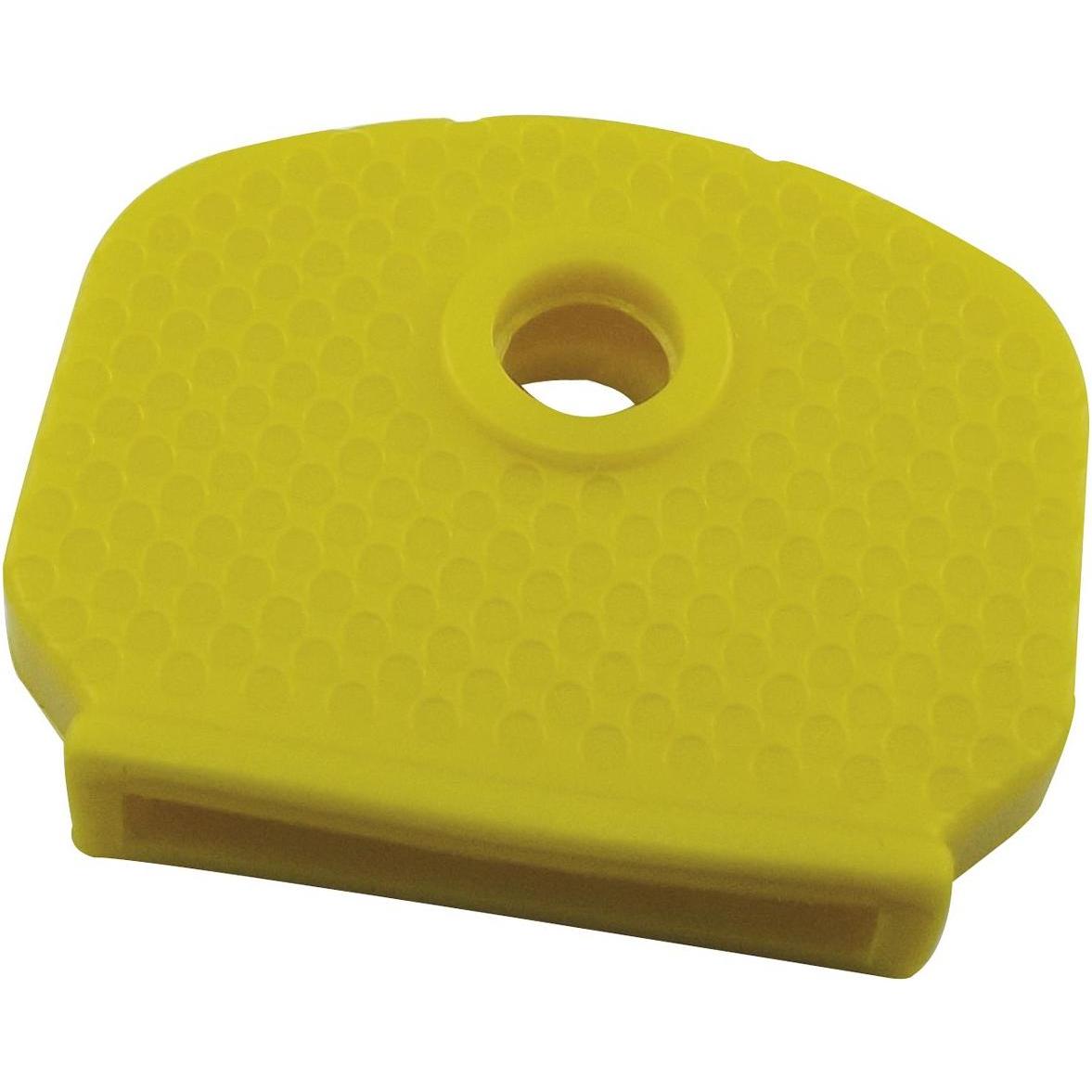 Reiher, Schlüsselanhänger, Schlüsselkappen Schlüsselabdeckung für Zylinder-Schlüssel Kunststoff gelb, Gelb