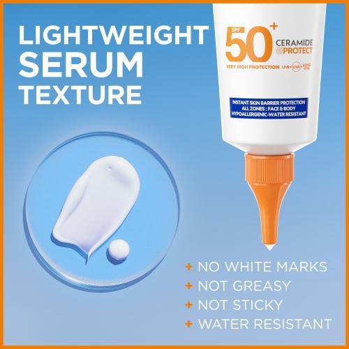 Actual product image Garnier Ambre Solaire Sensitive Advanced expert+ (Sun cream face, SPF 50, 125 ml, 161 g)