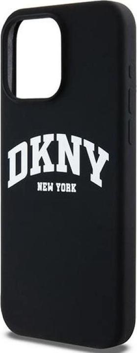 Actual product image DKNY DKHMP13XSNYACH iPhone 13 Pro Max 6.7" czarny/black hardcase Liquid Silicone White Printed Logo (Apple iPhone 13 Pro Max)