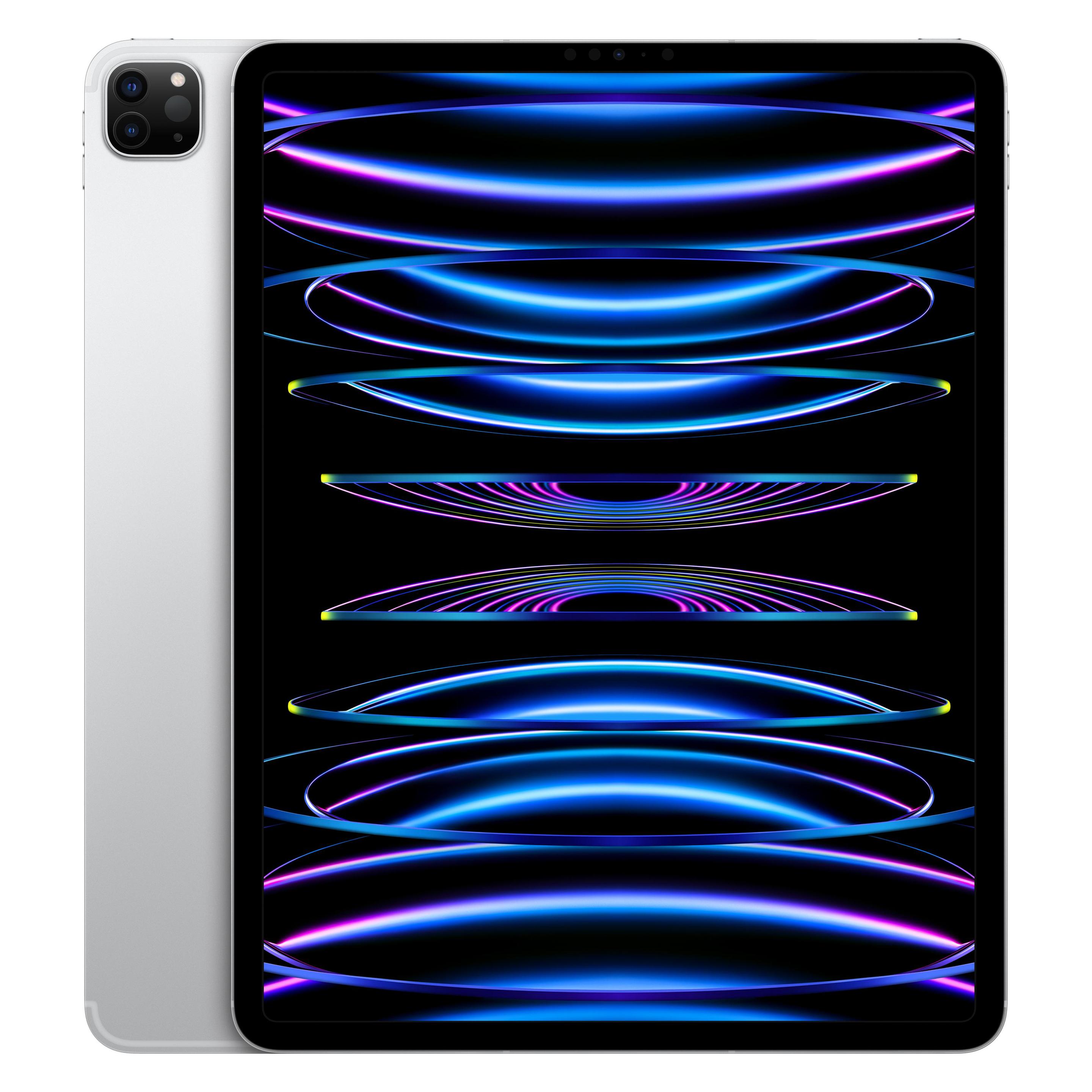 Apple iPad Pro 2022 (6. Gen) (5G, 12.90", 256 GB, Silver), Tablet, Silber
