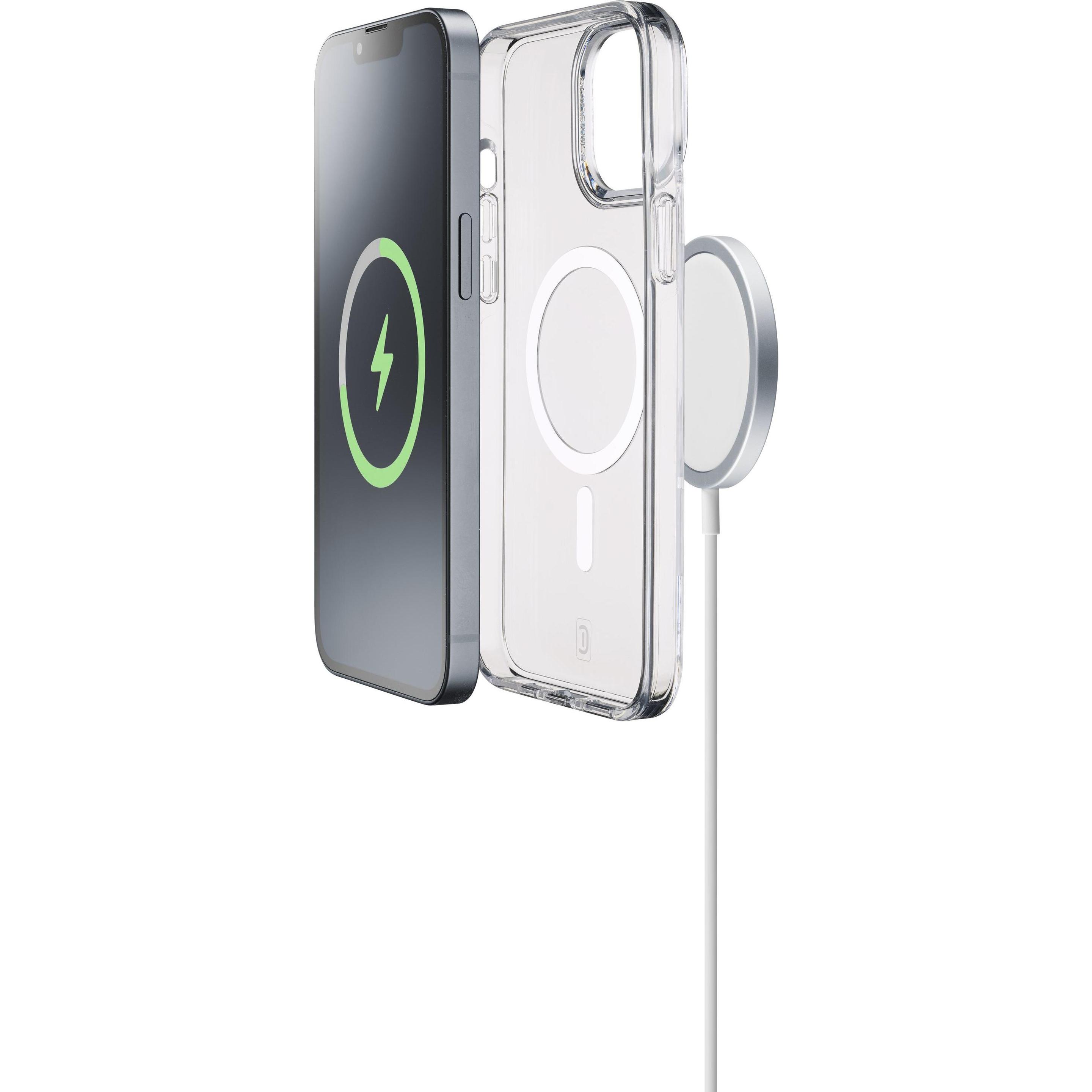 Cellularline Gloss Mag Case (Apple iPhone 14), Smartphone Hülle, Transparent