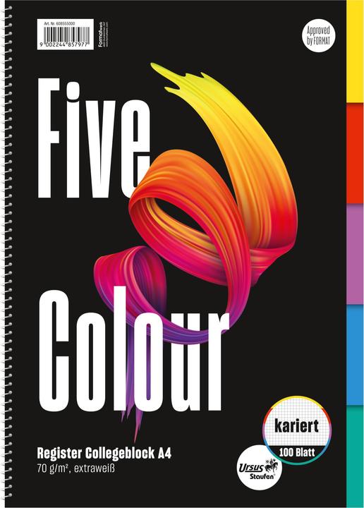Actual product image Ursus Collegebook (A4, Checked, Hardcover)