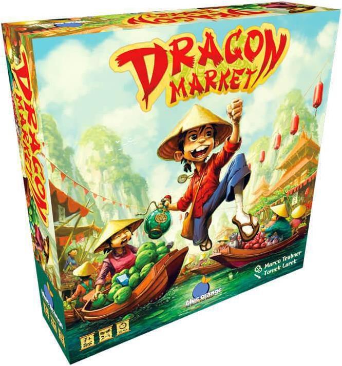 Actual product image Blue Orange Dragon Market (German)