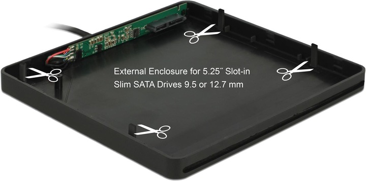 Immagine prodotto Delock 5.25 Involucro SATA, DVD-ROM (5.25")