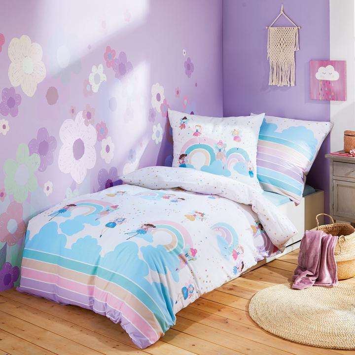 Produktbild Kaeppel Biber Bettwäsche Rainbow Fairies bunt