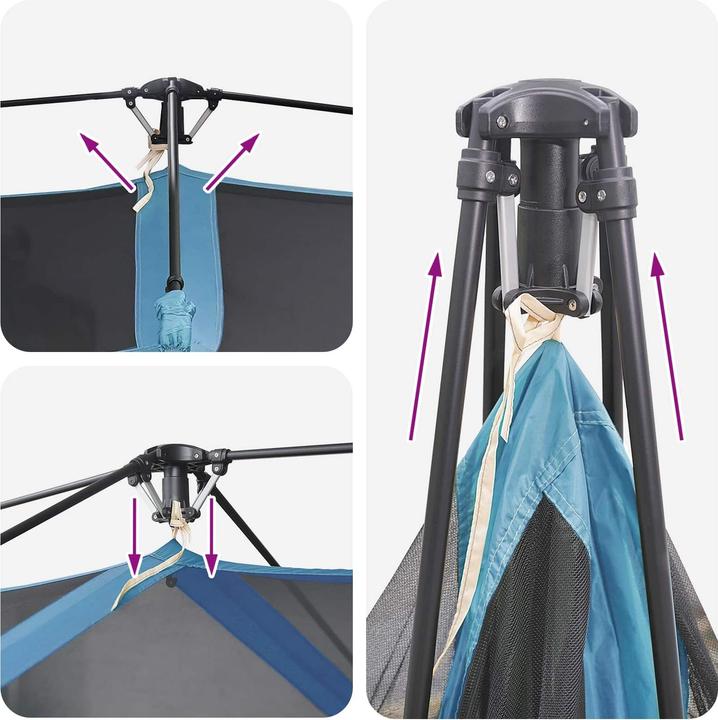 Produktbild vidaXL Modernes Zelt (13.70 kg, 8 Personen)