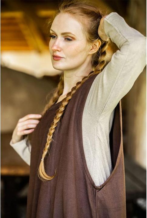 Image du produit Carbone Sur-robe médiévale Gerda, marron foncé (XL)