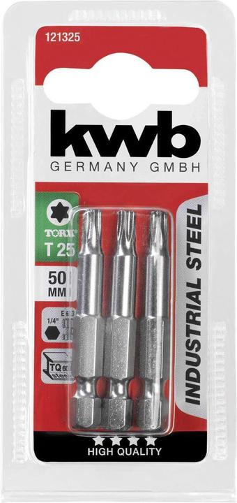 kwb Screwdriver bit 50 1/4 T25 (Hexagonal)