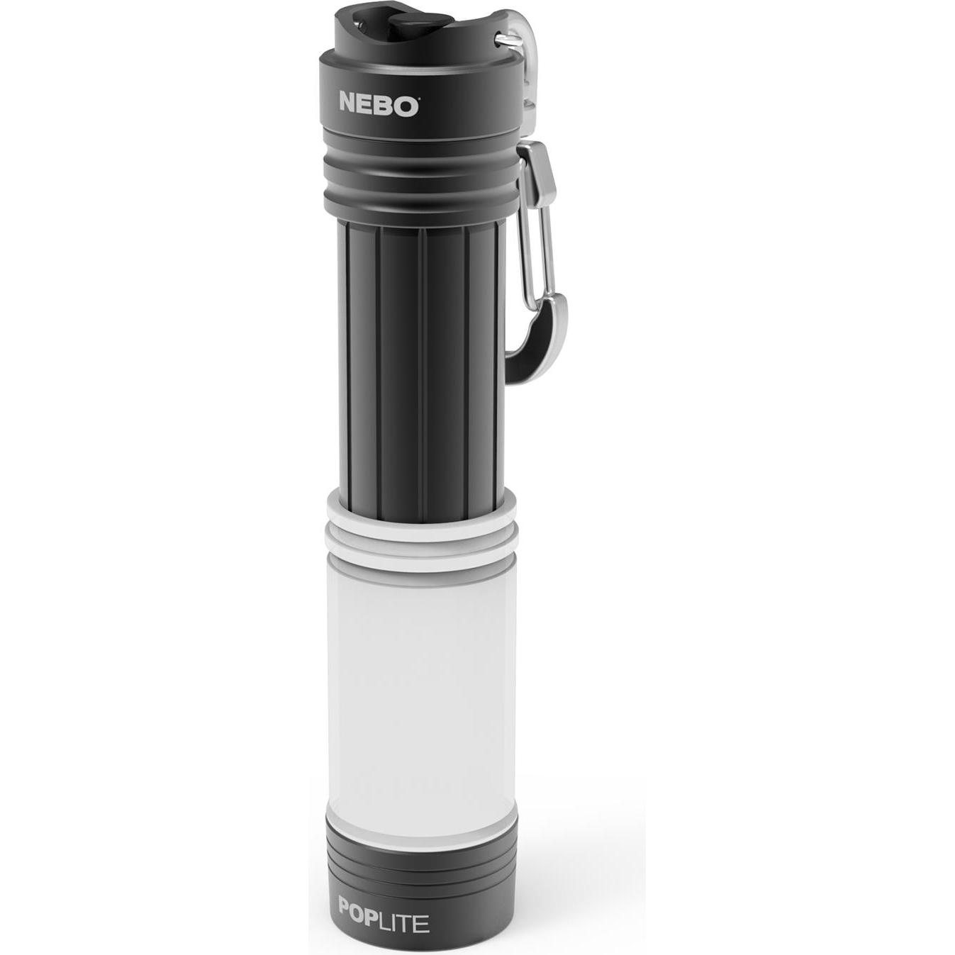 Nebo, Taschenlampe, Poplite, kompaktes Licht Laterne mit Karabiner Magnetfuss (9.30 cm, 100 lm)