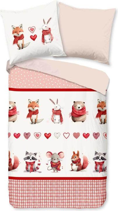 Actual product image Traumschlaf Fox rabbit (Bedding set, 135x200 cm + 80x80 cm)
