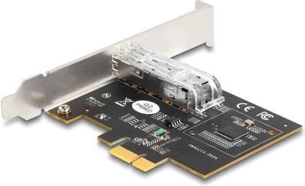 Produktbild Delock PCI Express x1 Karte zu 1 x SFP Slot Gigabit LAN i210 (Mini PCI Express)