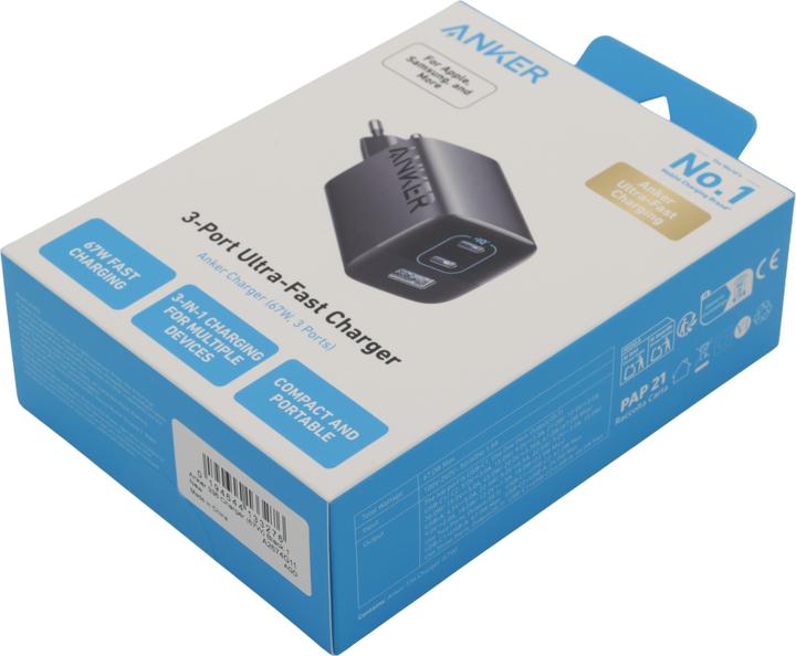 Actual product image Anker 336 Charger (67W) (67 W)