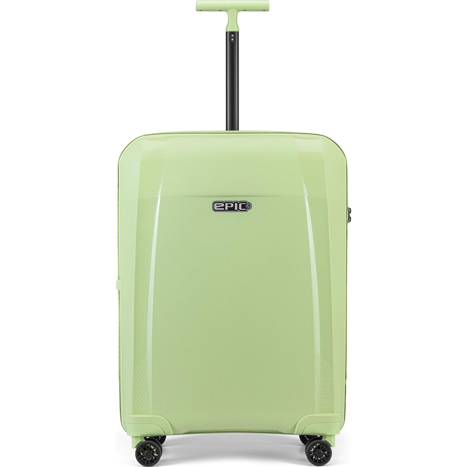 Epic, Koffer, Phantom SL 4-Rollen Trolley 66 cm, Grün, (67 l, L (90 - 115l))