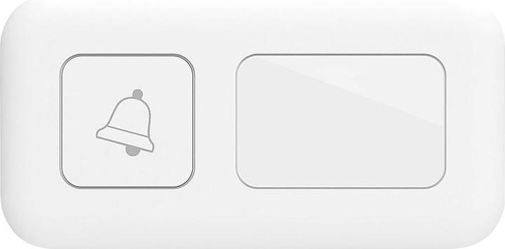 Image du produit Somikon 2 récepteurs de prises WLAN, bouton de sonnette cinétique, App, 100 m, 80 dB