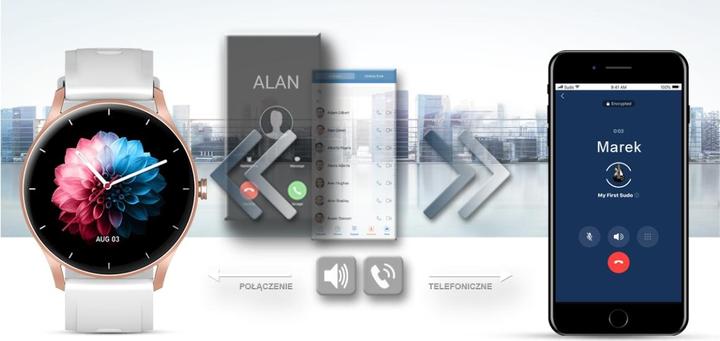 Produktbild Gravity Unisex GT2-5 – Bluetooth-Anrufe, individuelle Zifferblätter (sg019e) (45 mm)