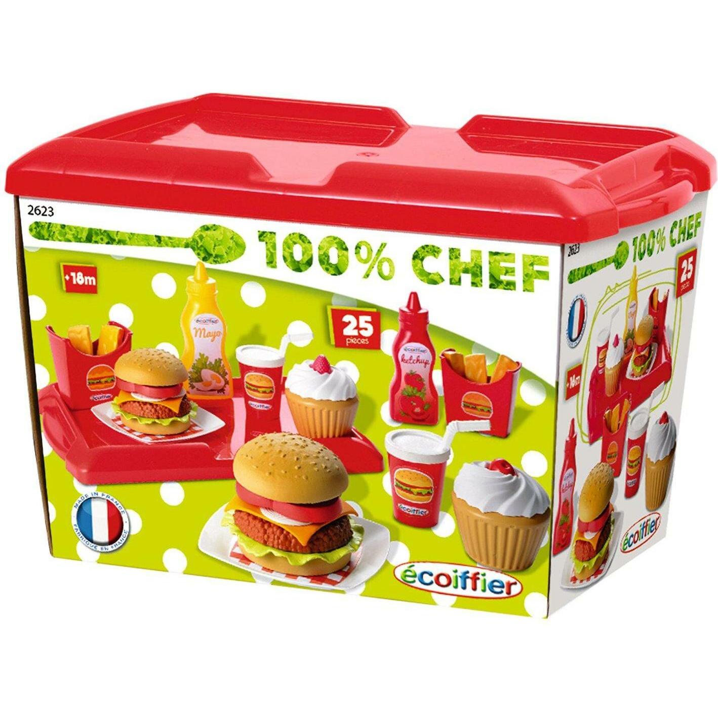 Thumbnail - Ecoiffier Hamburgerset
