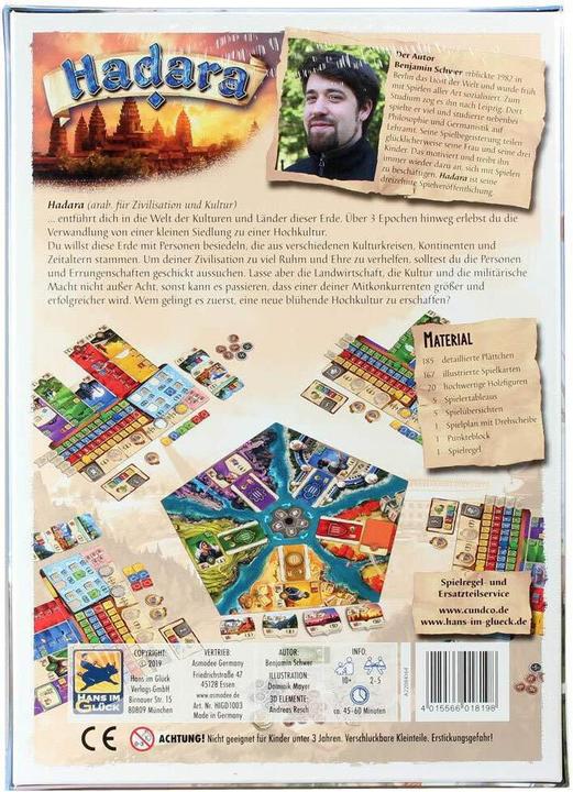 Image du produit Hans im Glück Hadara (Allemand)