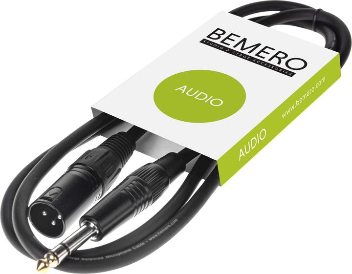 Produktbild Bemero XLRm - 6.3 Klinken (1.50 m, 6.3mm Klinke (Jack), XLR)