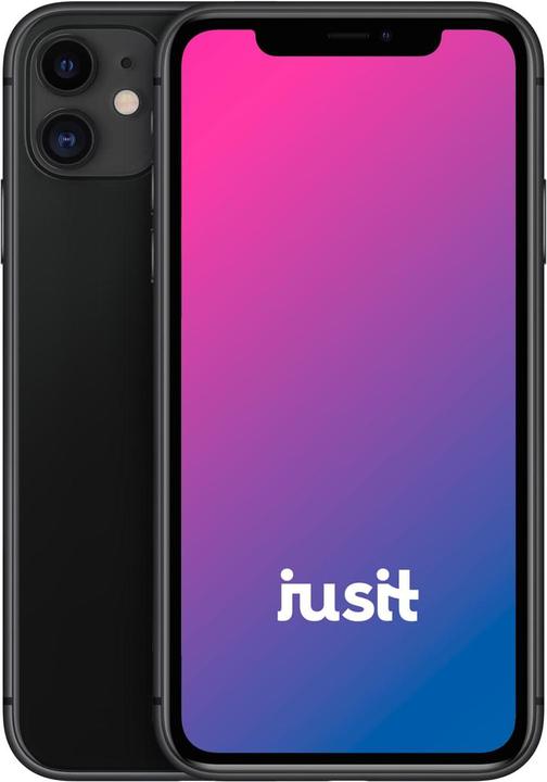 jusit iPhone 11 (128 GB, Black, 6.10", 12 Mpx, A / Wie neu)