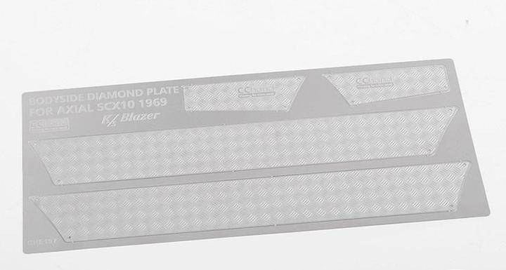 Actual product image Rc4Wd Side Diamond Plates SCX10 II Blazer