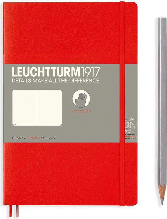 Image du produit Leuchtturm1917 Carnet à couverture souple B6 (B6, Blanc, Couverture souple)