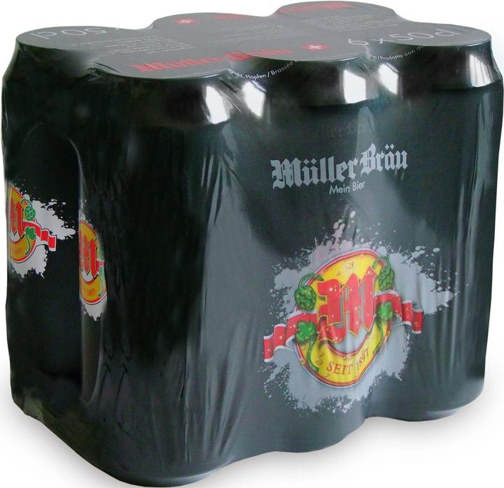Produktbild Müller Bräu Bräu Lager Dose (6 x 50 cl)
