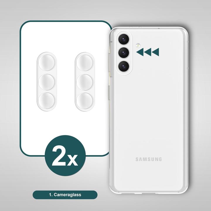 Productafbeelding Nalia 2x camera beschermingsglas (2 Stuk, Samsung Galaxy S24)