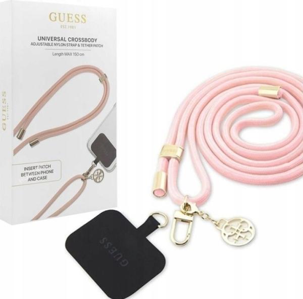 Actual product image Guess GUUCNMG4EP Universal CBDY Cord belt pink/pink