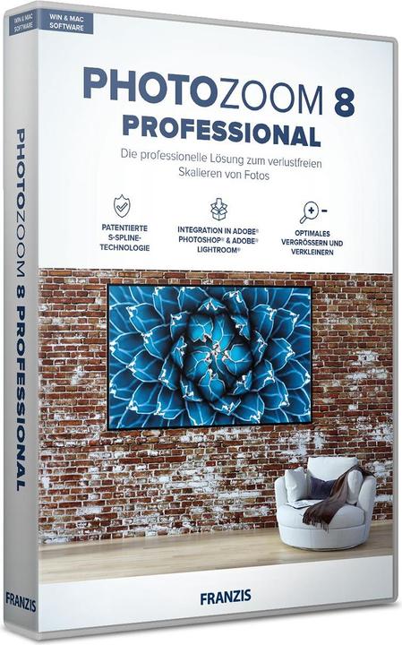 Produktbild Franzis PhotoZoom 8 professional (1 User, unbegrenzt)