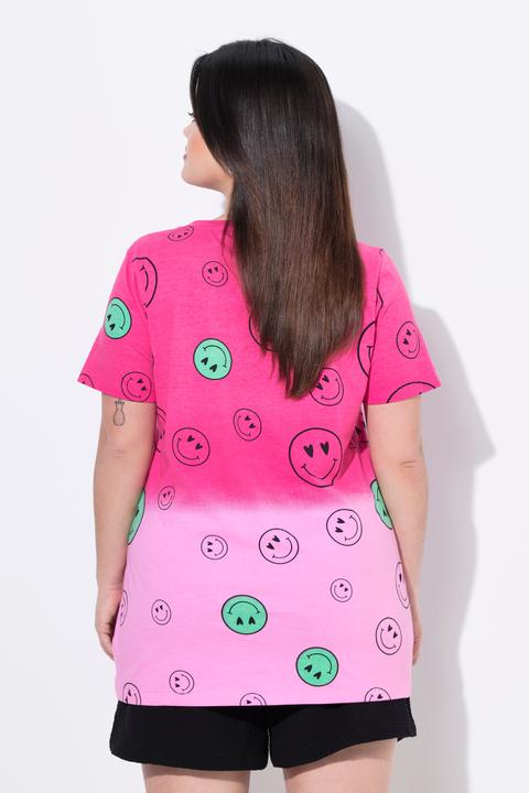 Produktbild Angel of Style T-Shirt, Smiley-Muster, Farbverlauf (50)