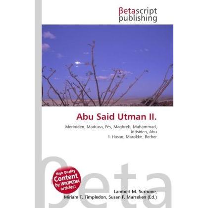 Abu Said Utman II., Fachbücher