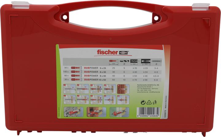 Produktbild Fischer FIXtainer - UX SX GK Dübelsortiment 534092 280 St. (280 Stk.)