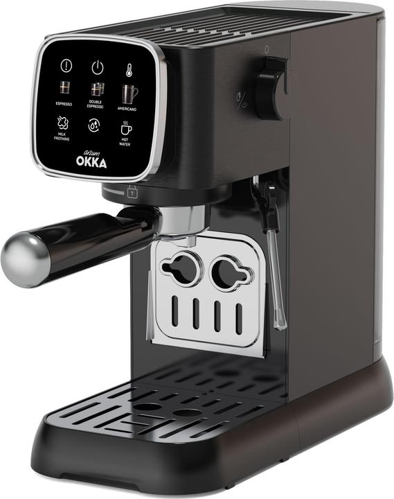 Produktbild Arzum OK0034-0500 Espressomaschine mit Siebträger Chrom mit Milchaufschäumdüse