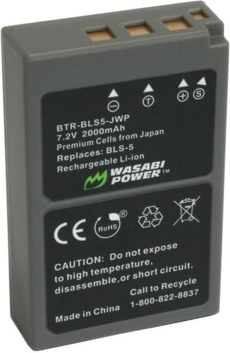 Actual product image Wasabi Power Battery BLS5 (Camera battery)