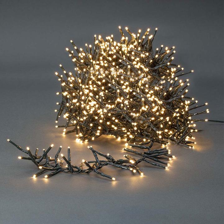 Immagine prodotto Nedis Luci decorative | Cluster | 1512 LED bianco caldo | 11,00 m | Effetti di luce: 7 | Interno e A (11 m)