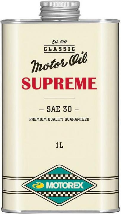 Actual product image Motorex 4-stroke engine oil SUPREME (1 l, SAE 30)