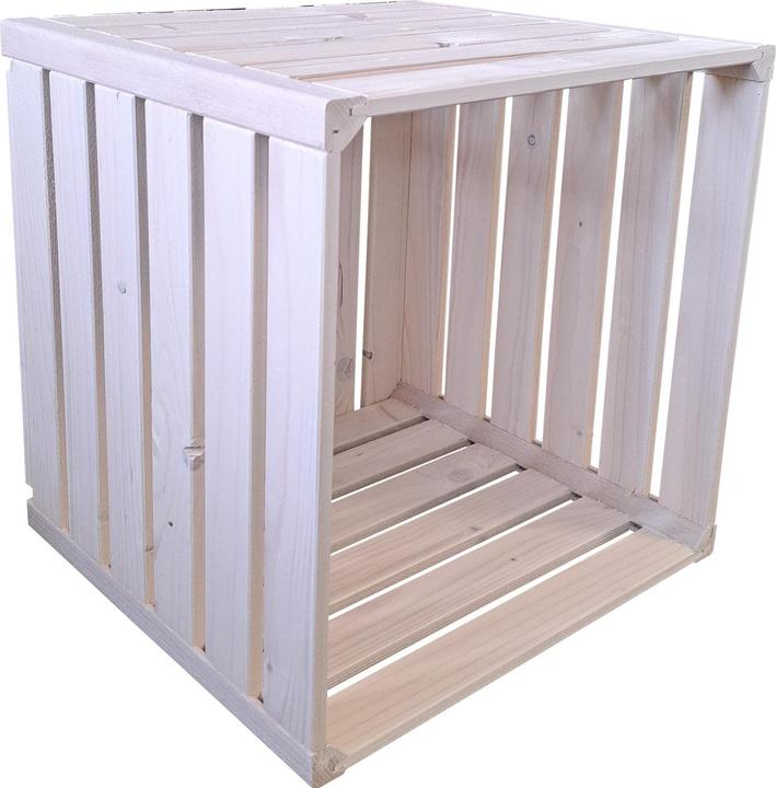 Image du produit Holz Zollhaus Holzharasse Weiss, 35 x 35 x 32 cm (35 x 35 x 32 cm)