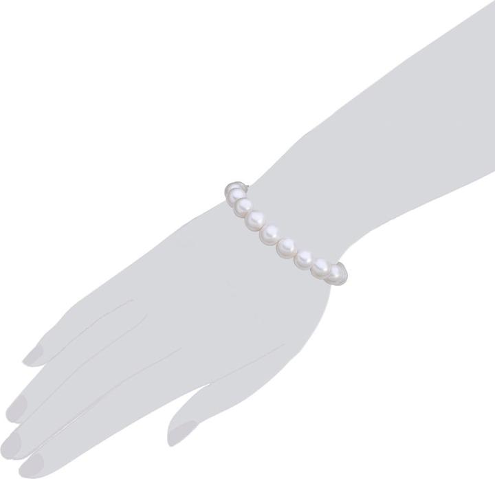 Image du produit Lulu & Jane Femme laiton perle de coquille or jaune 16,0 - 22,0 cm, flexible réglable - 29303 (22 cm, Laiton, Perle de coquillage)